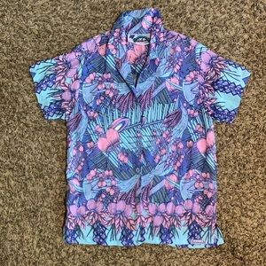 Rainbow Jo tropical button up 🌴